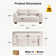 Modern Sofa With Removable Washable Linen Fabric Cover, Upholstered Couch With Deep Seats And Wide Armrests For Living Room