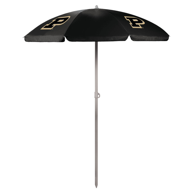 Parasol de plage 5,5 pi Ncaa, Noir, Purdue