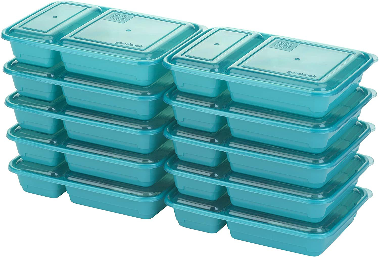 GoodCook BPA-Free Plastic Reusable Meal and Snack Prep Containers, Multiple  Sizes (30 Sets), Assorted