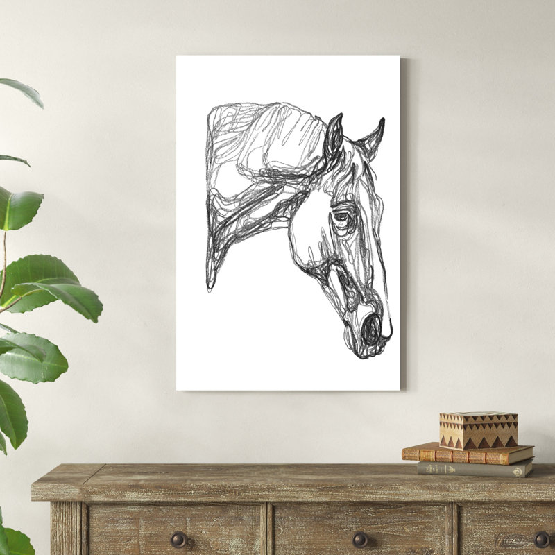 Equine Contour III, H 12 po x l 8 po x P 1,25 po