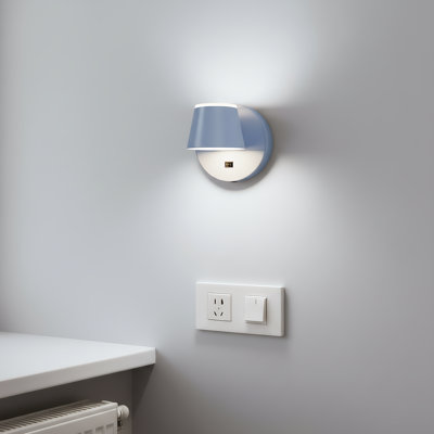 Applique murale à pile rechargeable à rotation sur 360 ° avec télécommande