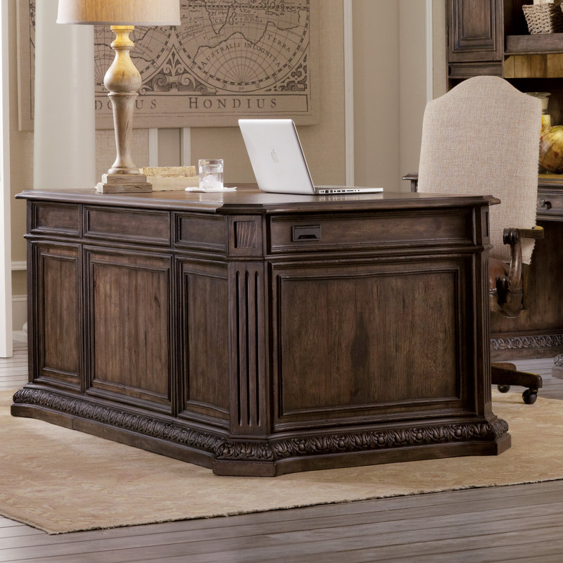 Bureau rectangulaire 2 pièces en bois massif avec chaise Rhapsody