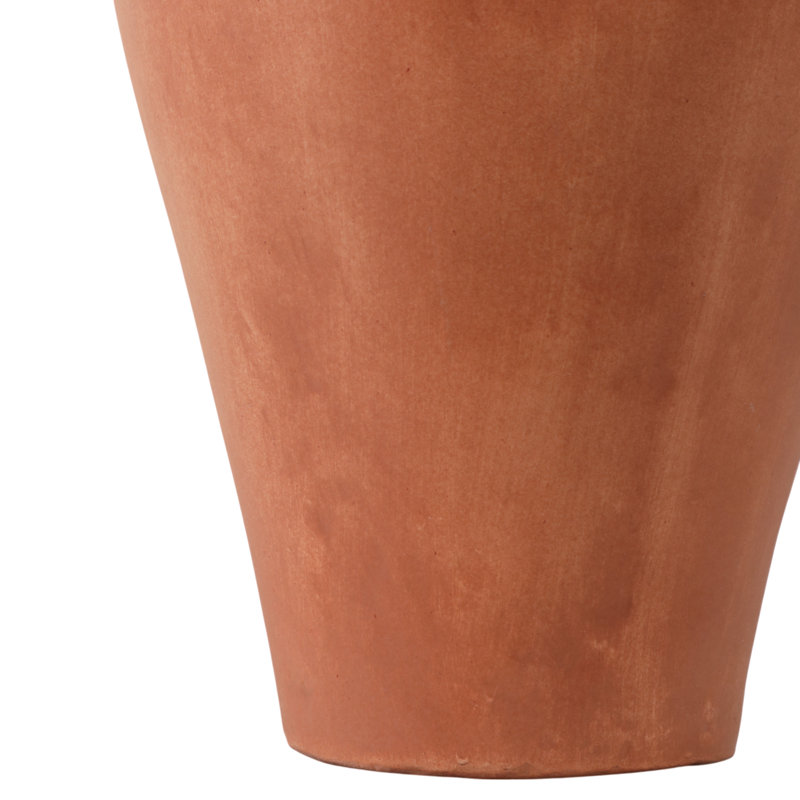 Ecomix Amphora Vase With Rustic Texture And Dual Handles For Home, Office, Bedroom, Or Living Room Decor In Bartholomew Style - 19"