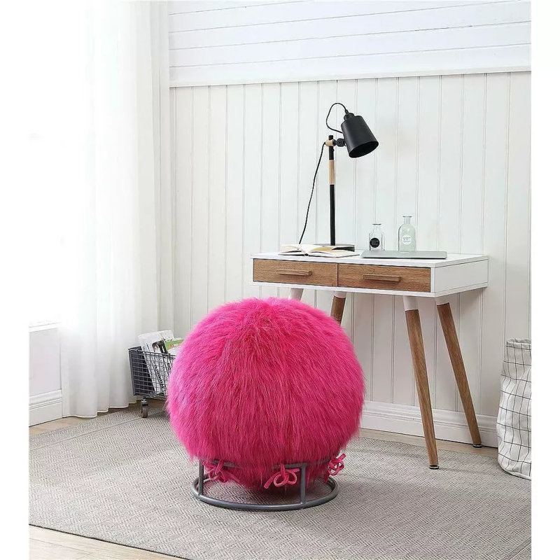 Fugazy Ball Chair, Pink