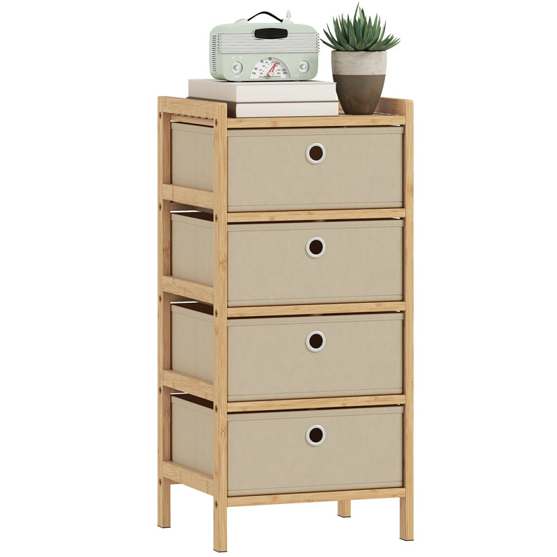 33cm W 4 - Drawer Chest of Drawers, Cream