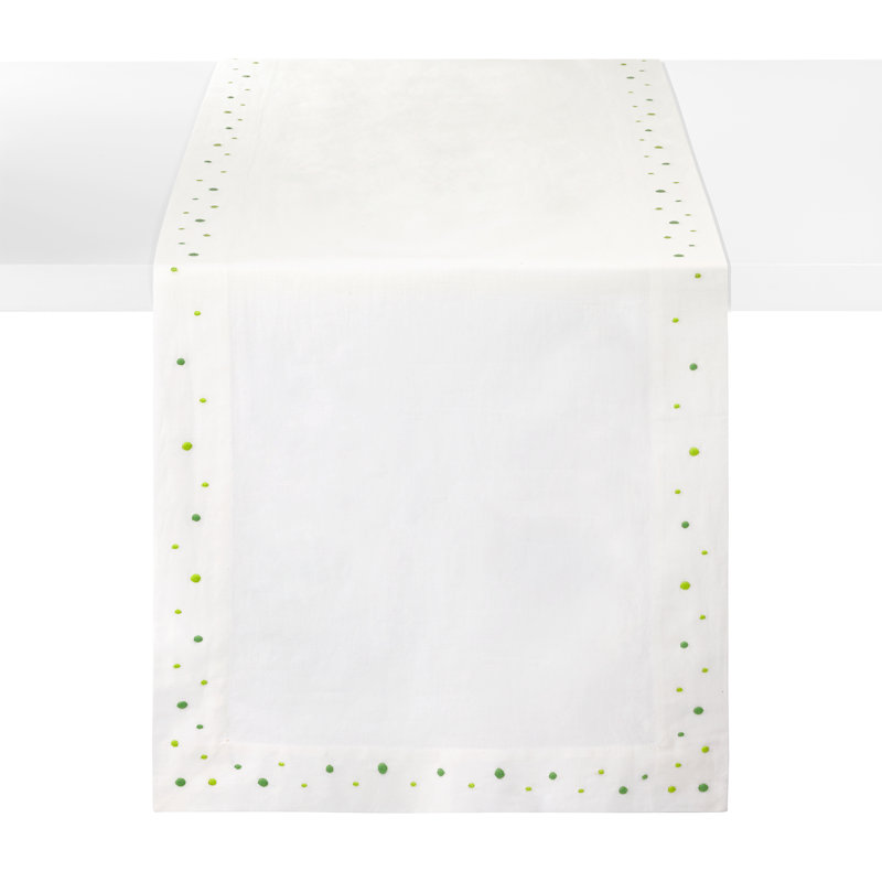 Dots 90" Runner, Green