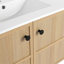 Meuble-lavabo mural 30 po, 2 portes à fermeture douce (sans le lavabo)-393716282
