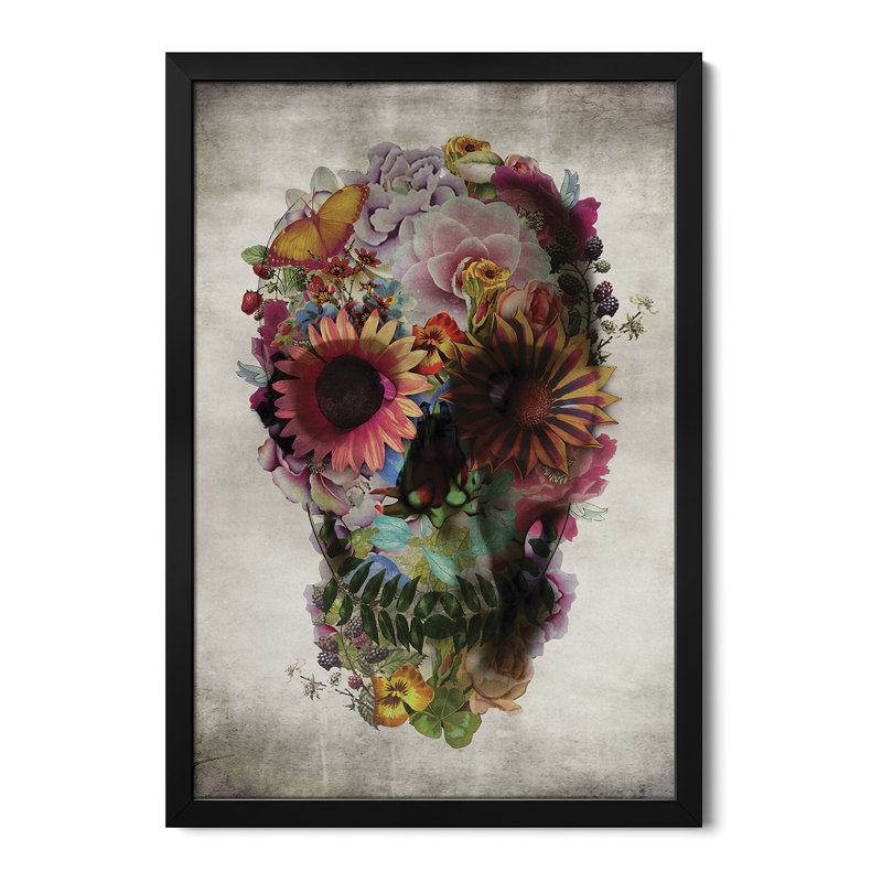 «Skull # 2», affiche encadrée par Ali Gulec, H 24 po x l 16 po