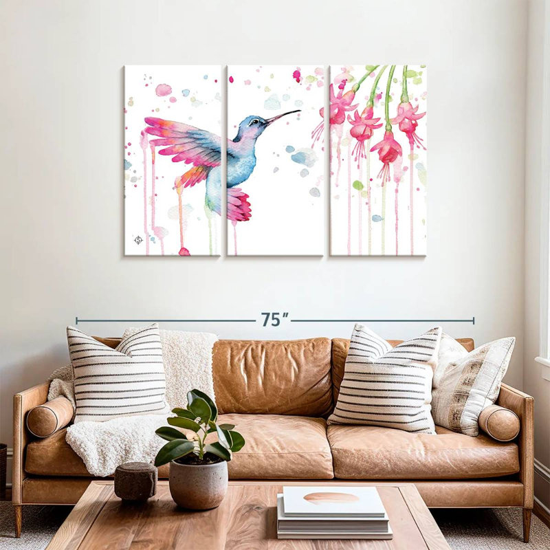 Jardin de colibris Brampt, H 36 po x l 57 po