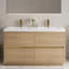 60 Inch Freestanding Bathroom Vanity With Double Sinks, Spacious Storage, And Soft Close Drawers For Modern Bathrooms-116332594