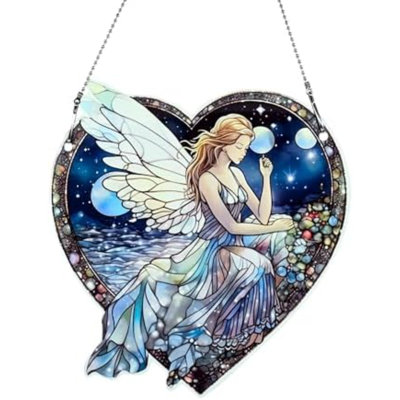 Fairy Ornaments Colorful Window Hanging Decorations Home Wall Decor For Bedroom Patio Indoor Outdoor
