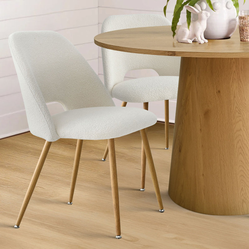 Daeb 5-Piece Round Dining Table Sets, Beige