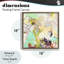 Cadre flottant abstrait Last Days Of Spring, design by Design Fabrikken-1405647575-1405647569