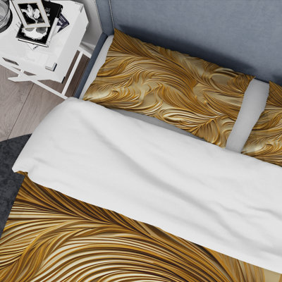 Ensemble de housse de couette Golden Feathers Serenity IV - Feathers