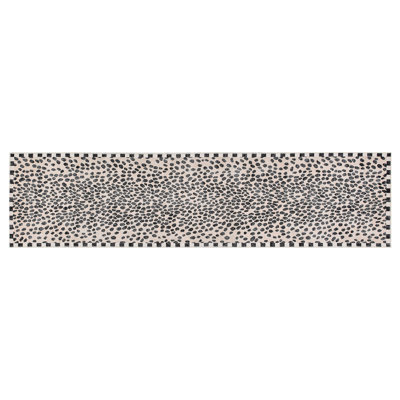 Snow Leopard 2'6" X 10' Washable Runner