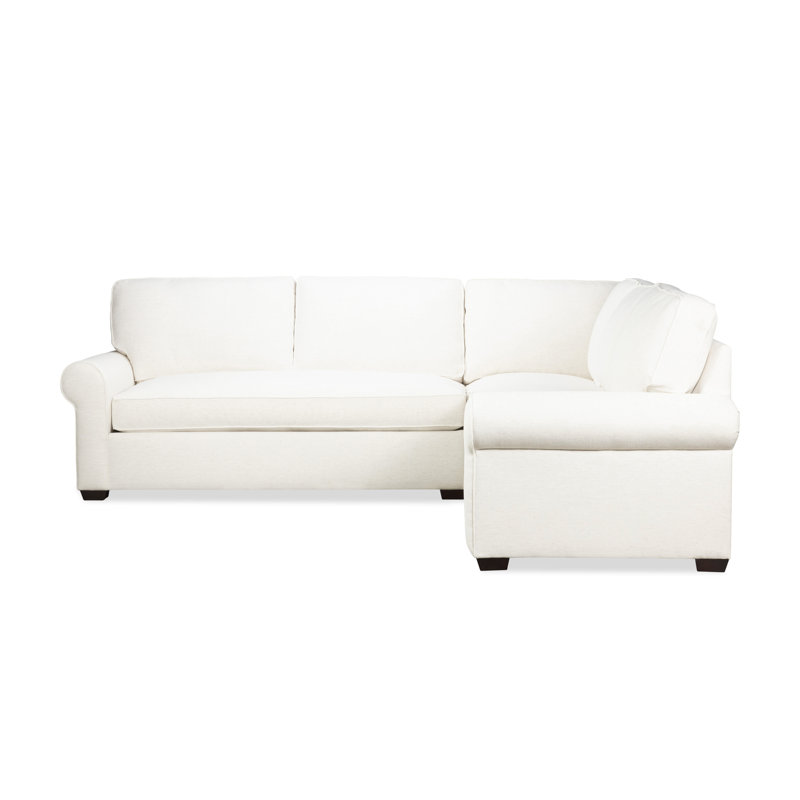 Canapé modulaire rembourré 3 pièces Porter, Velours Bella Performance cacao Bella