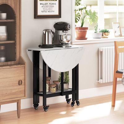Round Metal Base Dining Table