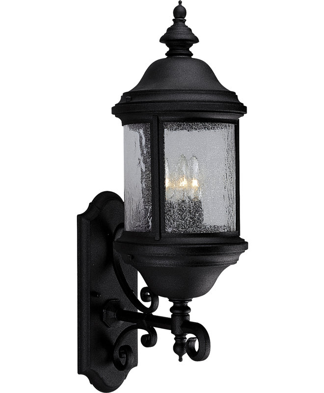 Antioca Wall Light, 26.5" H x 8.38" W, Black