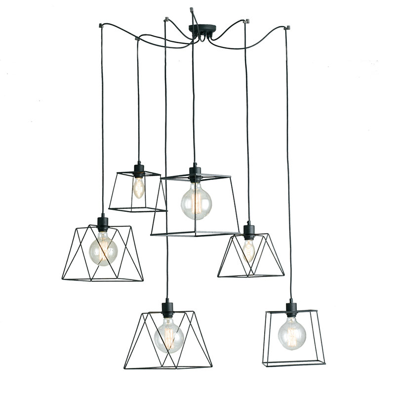 1 - Light Black Lantern Pendant