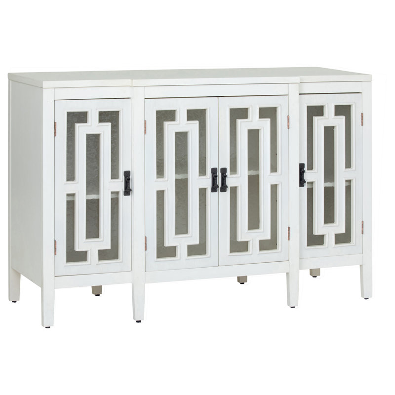 Alexjandro 56'' Media Console, Antique Crème