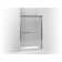 Gradient 47.63'' x 70.06'' Double Sliding Shower Door with CleanCoat® Technology