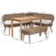 Ensemble de coin repas 4 pièces Chamniss
