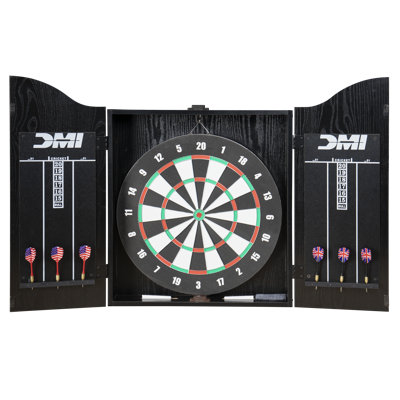 DMI Sports Bristle Dartboard (Darts Included)