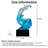 Wave-Shaped Resin Desktop Decor - Stylish Decoration For Desk, Bedroom & More-124283032