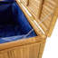 17 Stories Abduljaleel 60cm W 900L Water Resistant Bamboo Solid Wood Deck Box in Brown