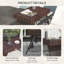 Table de camping pliante 23 po avec hauteur réglable, table portable légère avec poignée de transport, table de camping pliante pour l'extérieur