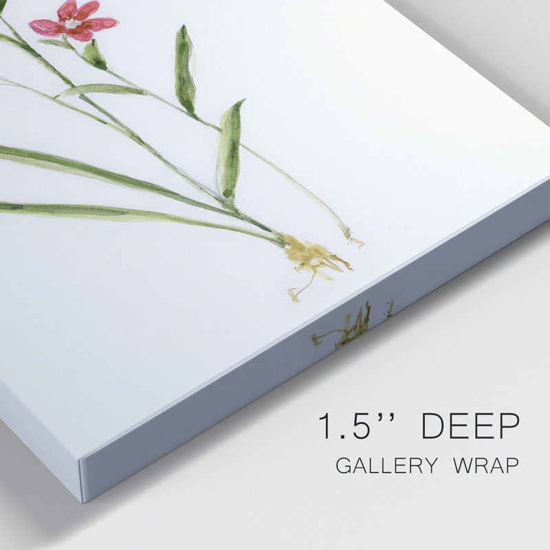 Delicate Pink I - ensemble d'art textuel sur toile tendue 2 pièces, H 27 po x l 36 po x P 1 po