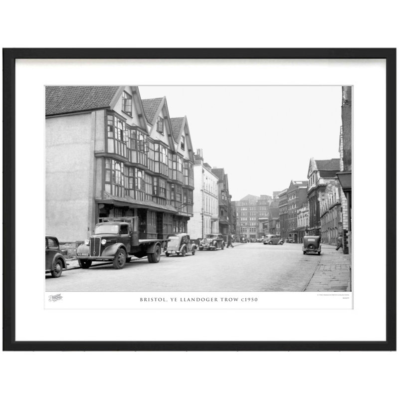 Bristol, Ye Llandoger Trow C1950 - Single Picture Frame Print, 40cm H X 50cm W x 2cm D