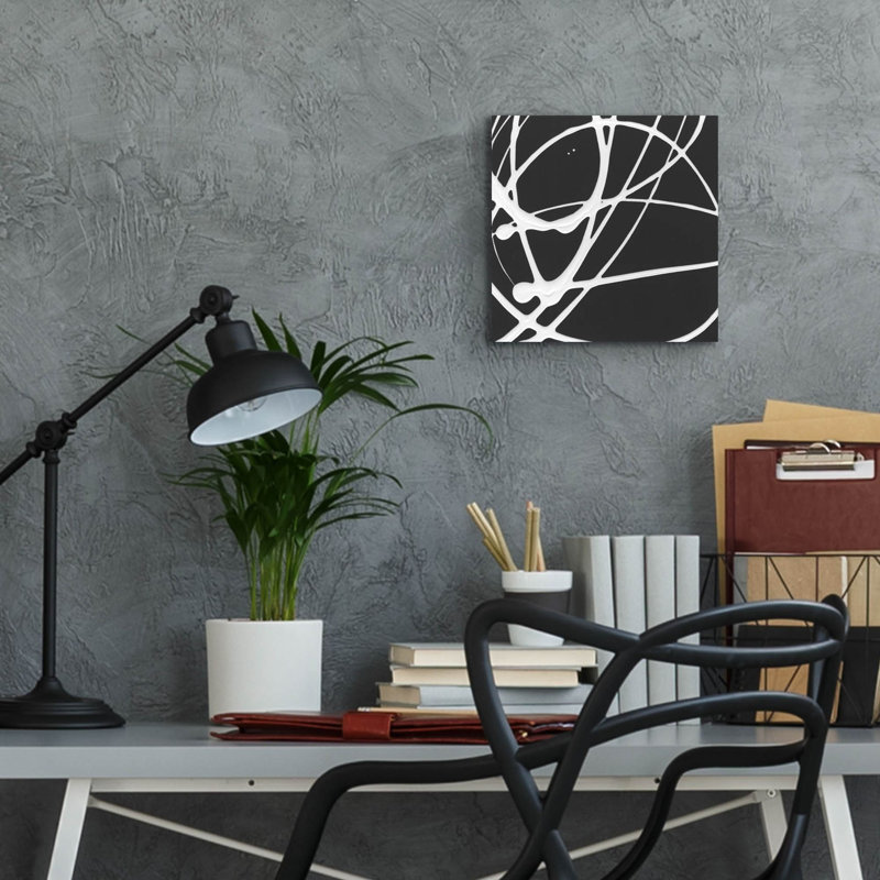 Art mural en verre Wrought Studio ™ «Rumble Down 3» par Moira Hershey, H 12 po x l 12 po x P 0,13 po