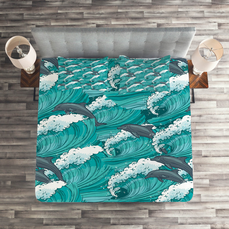 Coastal Polyester Coverlet