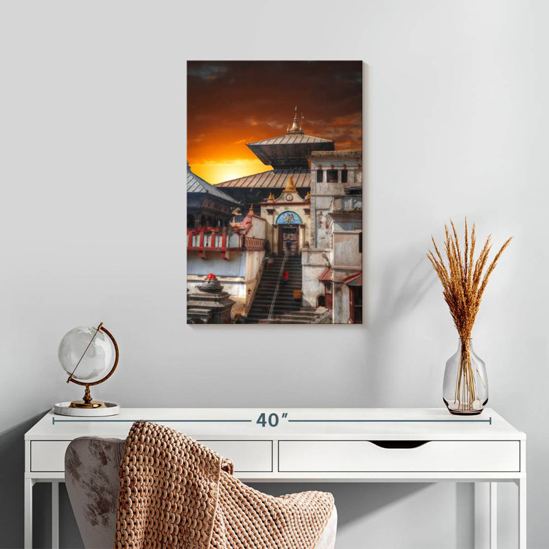 Lilie Pashupatinath Temple, 24" H x 16" W