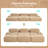 Modular Sleeper Sectional Cloud Couch With Ottoman, Plush Corduroy, No Assembly Required, Big Comfy Couches Set With Fluffy Memory Foam-96588076