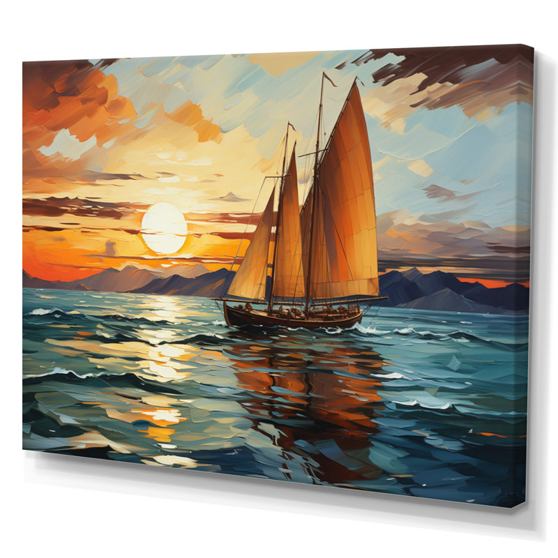 Impression sur toile Iolanta, H 16 po x l 32 po x P 1 po, Toile tendue