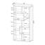 Rectangular 10-Shelf Bookcase In Weathered Grey-1758657130