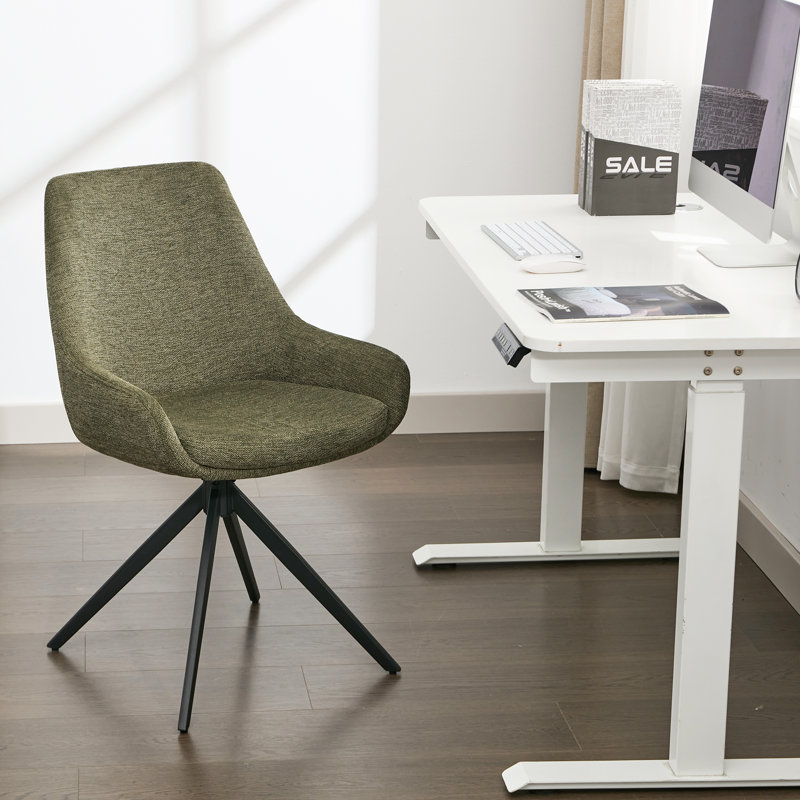 124.46cm H Metal Side Chair, Green