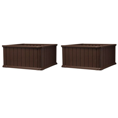 Poly Resin 24" Raised Garden Bed