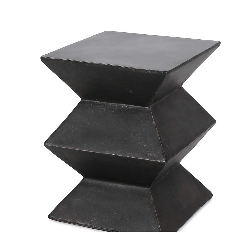 Outdoor Lightweight Concrete Side Table