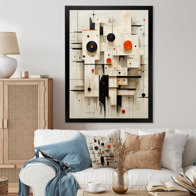 Garden Of Urban Groove Abstract Geometrics I - Modern Geometric Wall Decor