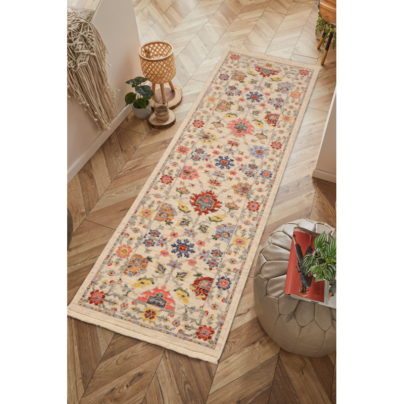 Treder Geometric Area Rug, Runner 68 x 235cm