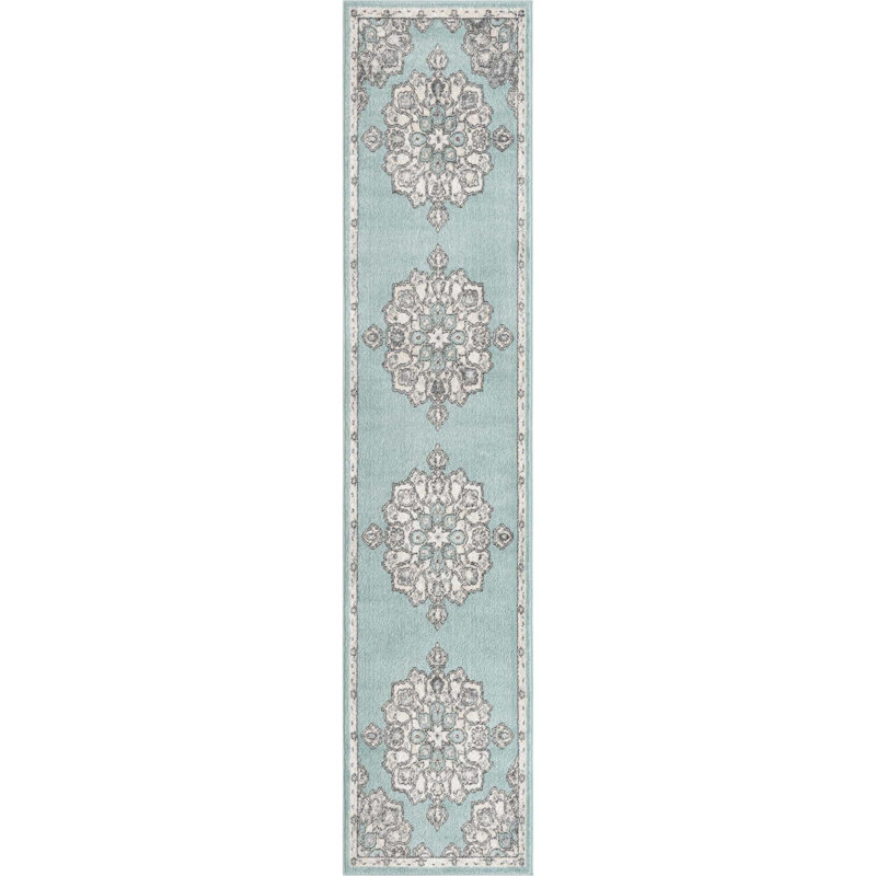 Oriental Indoor Rug, Runner 2'7" x 12'