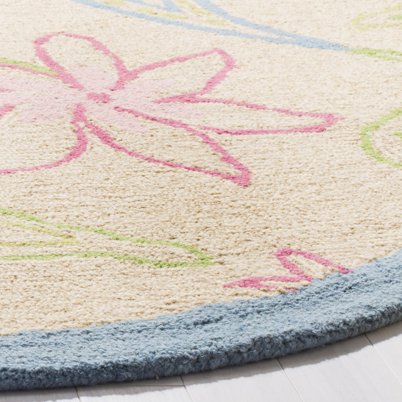 Claro Hand Tufted 80% Wool And 20% Cotton Rug, Round 6'