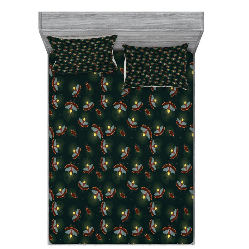 Microfiber Sheet Set, Full Sheet Set with Fitted Sheet