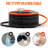 Self-Regulating Pipe Heating Cable, 100-Feet 5W/Ft Heat Tape For Pipes Freeze Protection, Protects PVC Hose, Metal And Plastic Pipe From Freezing, 120V