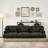 Comfy Chenille Leopard Printing Sofa,Delicate Tassel Edge,Movable Ottomans,Modern Fashion Style-1286388822