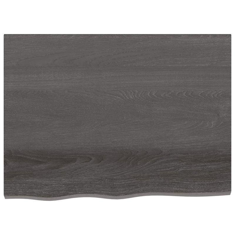 vidaXL Wall Shelf Floating Storage Shelf Light Brown Treated Solid Wood Oak, 1.6 inches H x 31.5 inches W x 23.6 inches D