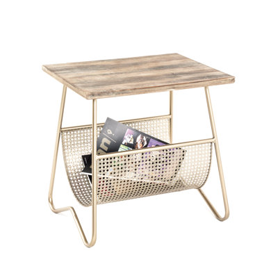 Fender Sled Rectangular Side Table